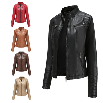 Harmostyle-Veste en cuir moto