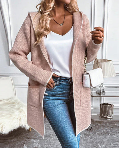 Manteau cardigan à capuche, etpoc hes