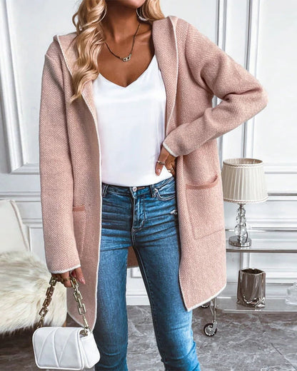 Manteau cardigan à capuche, etpoc hes